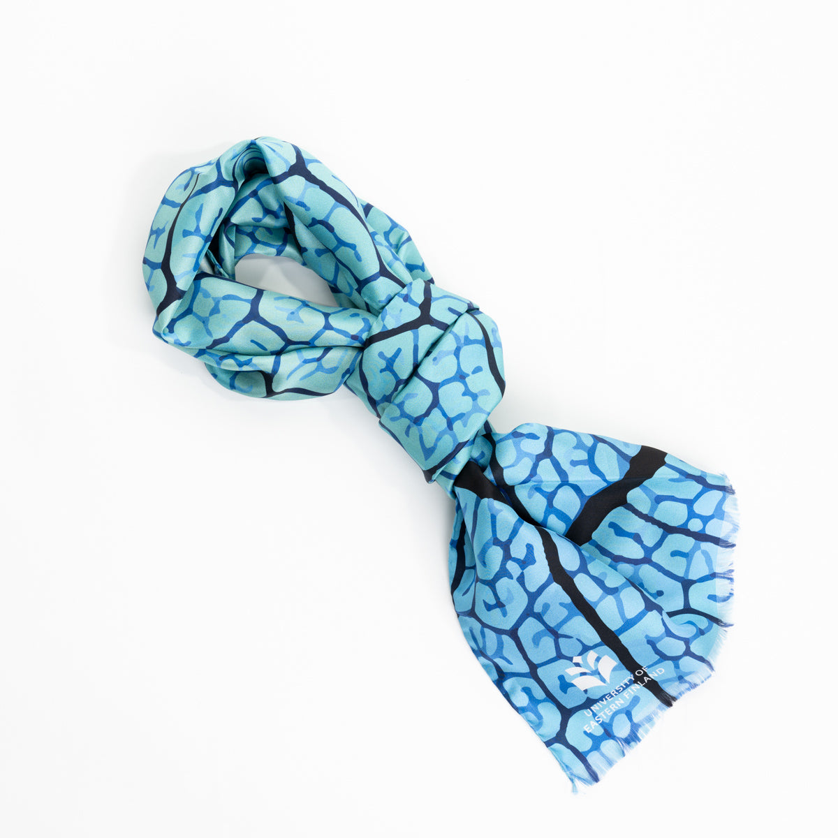 Uef Silk scarf turquoise